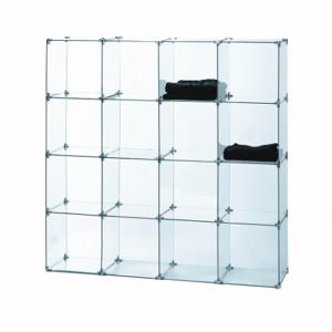 ECONOCO CB110 Regale aus gehärtetem Glas, 3/16 Zoll Gesamthöhe, 10 Zoll Gesamtbreite | CP4BWH 45KX57