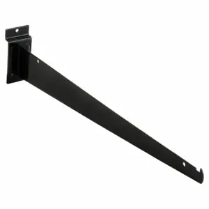 ECONOCO EBL/16KB Shelving Bracket, 1/8 x 16 x 3 Inch Size, 40 Lb Load Capacity, Steel, Semi Gloss, Black | CP4BXE 45KW45