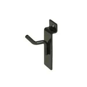 ECONOCO EBL/H1 Hook, 1/2 Inch x 1 Inch x 1/2 Inch, 15 lb Load Capacity, Steel, Semi Gloss, Black | CV2RHY 45KX01