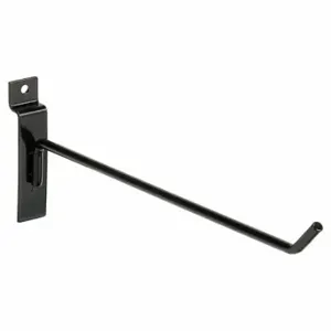 ECONOCO EBL/H10 Hook, 1/2 Inch x 10 Inch x 1/2 Inch, 15 lb Load Capacity, Steel, Semi Gloss, Black | CV2RJX 45KX02