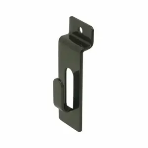 ECONOCO EBL/NHK Notch Hook, 1/2 Inch x 1 Inch x 1 Inch, 5 lb Load Capacity, Steel, Semi Gloss, Black | CV2RHT 45KX08