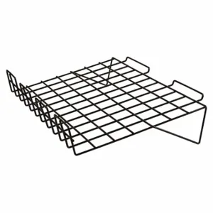 ECONOCO EBL/SL22 Slatwall Merchandiser Shelf, 12 x 24 x 1/4 Inch Size, 10 Lb Load Capacity, Steel | CP4BUR 45KX47