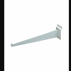 ECONOCO EWH/12KB Shelving Bracket, 1/8 x 12 x 3 Inch Size, 40 Lb Load Capacity, Steel, Semi Gloss, White | CP4BXA 45KW47