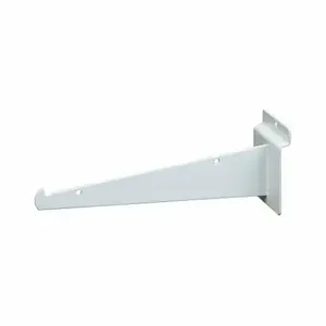 ECONOCO EWH/8KB Shelving Bracket, 1/8 x 8 x 3 Inch Size, 40 Lb Load Capacity, Steel, Semi Gloss, White | CP4BXG 45KW49