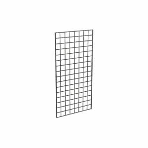 ECONOCO P3BLK24 Wire Grid Panel, Black, 2 ft x 4 ft, PK 3 | CP4CDU 65LZ18