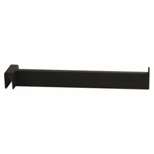 ECONOCO RH12/MAB Faceout, 1/4 X 12 X 3 Inch Size, Rectangular Tube Shape, End Tab, Black, Matte | CP4CBR 45KV29