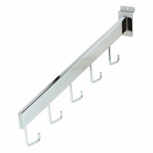 ECONOCO RW/5H Hook Waterfall, 1/2 Inch x 16 Inch x 1 1/2 Inch, Silver, Chrome | CV2RKW 45KW70