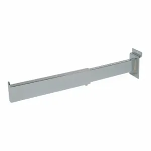 ECONOCO RWA/9 Extendable Straight Arm, 1/2 X 15 X 1 1/2 Inch Size, End Tab, Silver, Chrome | CP4BNU 45KW75