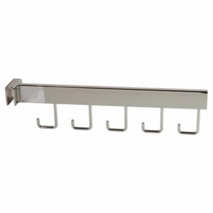 ECONOCO SH/5H Hook Faceout, 1/2 Inch x 15 Inch x 1 1/2 Inch, Silver, Chrome | CV2RKV 45KV32