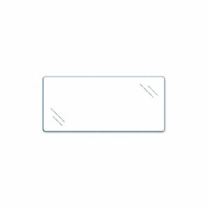 ECONOCO SHGL1224 Tempered Glass Shelves, 3/16 Inch Overall Height, 24 Inch Overall Width | CP4BWM 45KX63