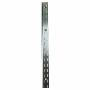 ECONOCO SS22/84 Double Slotted Standard, Double, 1 Inch Slot Spacing, 1/2 Inch Slot Lg, Zinc-Plated | CP4BZG 45KV06