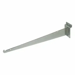 ECONOCO SW/14KB Shelving Bracket, 1/8 x 12 x 3 Inch Size, 35 Lb Load Capacity, Steel, Chrome, Silver | CP4BWX 45KW53