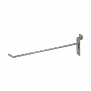 ECONOCO SW/H10-SC Hook, 1/4 Inch x 10 Inch x 1/4 Inch, 25 lb Load Capacity, Steel, Satin Chrome, Silver | CV2RJY 45KX18