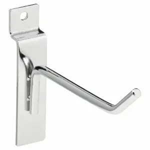 ECONOCO SW/H4 Hook, 1/4 Inch x 4 Inch x 1/4 Inch, 25 lb Load Capacity, Steel, Chrome, Silver | CV2RJQ 45KX21