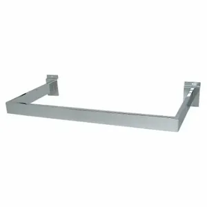 ECONOCO SW/R81 U-Shaped Rectangular Tubing Hangrail, 22 Inch x 11 Inch x 1 Inch, Silver, Chrome | CP4CDF 45KX40