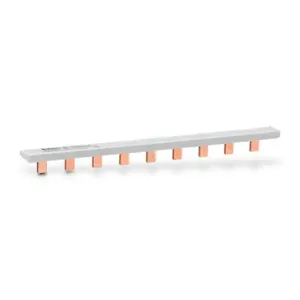 EDISON EB1P100M9 Busbar, 100A, 600 VAC/1000 VDC, 9 -Pin, Cut To Length | CV7DYE