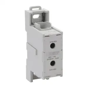 EDISON EPDB101 Enclosed Power Distribution Block, 175A, 1-Pole, 1 Opening | CV7DEY