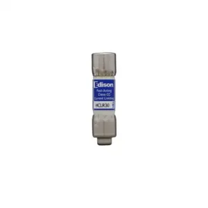 EDISON HCLR6 Fuse, Class Cc, Current-Limiting, Fast-Acting, 6A, 600 VAC, Ferrule, Pack Of 10 | CV7MWA