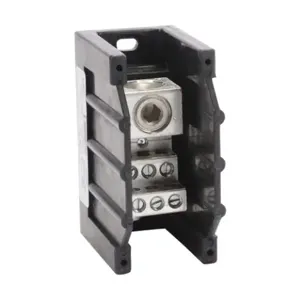 EDISON HPB306-1 Open Power Distribution Block, 310A, 1-Pole, 350 Mcm To 4 Awg, 6 Openings | CV7DFQ