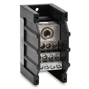 EDISON HPB312-1 Open Power Distribution Block, 310A, 1-Pole, 350 Mcm To 4 Awg, 12 Openings | CV7DFV