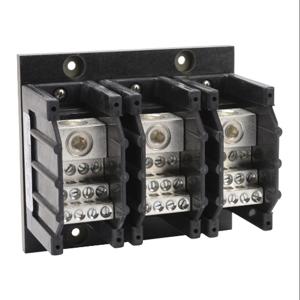 EDISON HPB312-3 Open Power Distribution Block, 310A, 3-Pole, 350 Mcm To 4 Awg, 12 Openings | CV7DFW