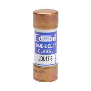 EDISON JDL17-5 Fuse, Class J, Current-Limiting, Time-Delay, 17.5A, 600 VAC, Ferrule, Pack Of 10 | CV7MXM