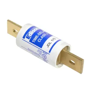 EDISON JDL175 Fuse, Class J, Current-Limiting, Time-Delay, 175A, 600 VAC, Knife Blade | CV7MXL