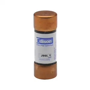 EDISON JHL1-1 Drive Fuse, Class J, Current-Limiting, High Speed, 1A, 600 VAC, Ferrule | CV7MYW