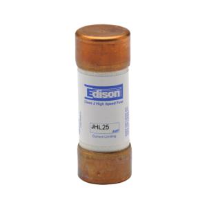 EDISON JHL25-1 Drive Fuse, Class J, Current-Limiting, High Speed, 25A, 600 VAC, Ferrule | CV7MZR