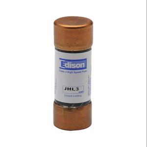 EDISON JHL3-1 Drive Fuse, Class J, Current-Limiting, High Speed, 3A, 600 VAC, Ferrule | CV7MZX