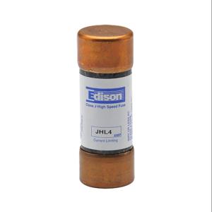 EDISON JHL4 Drive Fuse, Class J, Current-Limiting, High Speed, 4A, 600 VAC, Ferrule, Pack Of 10 | CV7NAB