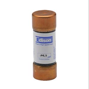 EDISON JHL5-1 Drive Fuse, Class J, Current-Limiting, High Speed, 5A, 600 VAC, Ferrule | CV7NAP