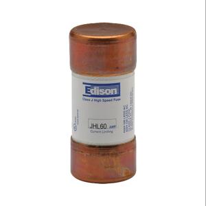 EDISON JHL60-1 Drive Fuse, Class J, Current-Limiting, High Speed, 60A, 600 VAC, Ferrule | CV7NAU