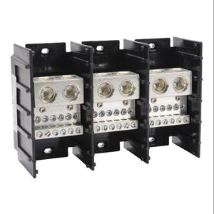 EDISON PB7123 Open Terminal Block, 760A, 3-Pole, 2 Openings, 500 Mcm To 6 Awg | CV7DKF