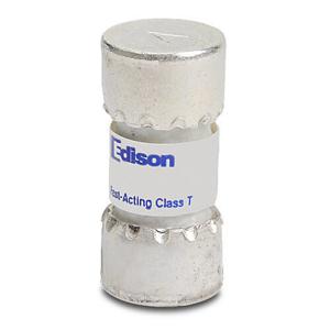 EDISON TJN1-1 Fuse, Class T, Current-Limiting, Extremely Fast-Acting, 1A, 300 VAC, Ferrule | CV7NFY