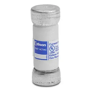 EDISON TJS10-1 Fuse, Class T, Current-Limiting, Extremely Fast-Acting, 10A, 600 VAC, Ferrule | CV7NHY