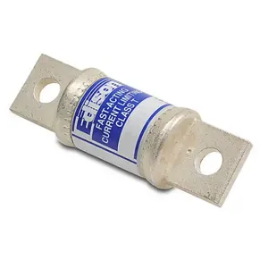 EDISON TJS150 Fuse, Class T, Current-Limiting, Extremely Fast-Acting, 150A, 600 VAC, Knife Blade | CV7NJD