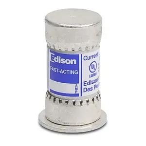 EDISON TJS35 Fuse, Class T, Current-Limiting, Extremely Fast-Acting, 35A, 600 VAC, Pack Of 10 | CV7NJV