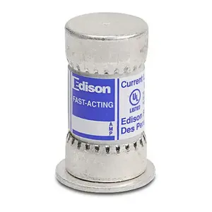 EDISON TJS45 Fuse, Class T, Current-Limiting, Extremely Fast-Acting, 45A, 600 VAC, Pack Of 10 | CV7NKB