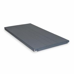 EDSAL HDS-9624-S2 Shelf, 96 Inch X 24 Inch Size, 2600 Lb Load Capacity, Steel, 16 Ga Decking, Gray | CP4CPA 9CW80