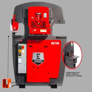 EDWARDS MFG 10203512 Ironworker, 100 Ton, 3 Phase, 208V, PowerLink, Coper Notcher | CL3WWF