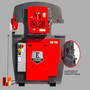 EDWARDS MFG 10233522 Ironworker, 100 Ton, 3 Phase, 230V, PowerLink, 10 Inch Brake | CL3WWQ