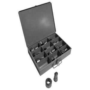 EDWARDS MFG PD1280 Oblong Punch And Die Set, 12 Piece Inch Size, with Storage Case | CL3XPN