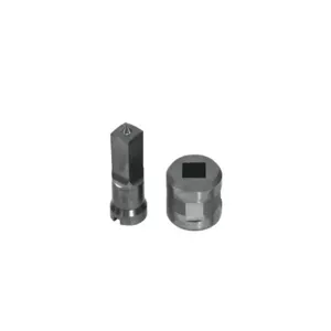 EDWARDS MFG PDSQ1/2 Square Punch And Die Set, 1/2 Inch Size, with Key Way | CL3XVT