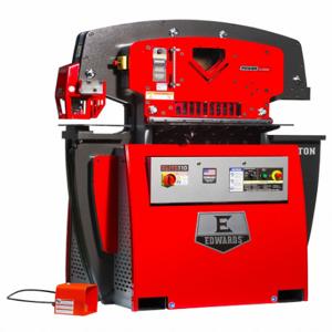 EDWARDS MFG ELT110-3P230 Ironworker, 230V AC /Three-Phase, 4 Stations, 110 Tonf Hydraulic Force, 36 A Current | CP4CQK 53DK48