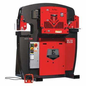 EDWARDS MFG IW100DX-3P460-AC Ironworker, 460V AC /Three-Phase, 5 Stations, 100 Tonf Hydraulic Force, 40 A Current | CP4CQY 56LZ82