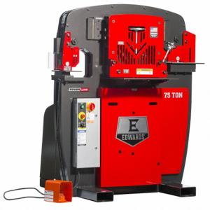 EDWARDS MFG IW75-3P230-AC600 Ironworker, 230V AC /Three-Phase, 4 Stations, 75 Tonf Hydraulic Force, 23 A Current | CP4CQP 53DK41