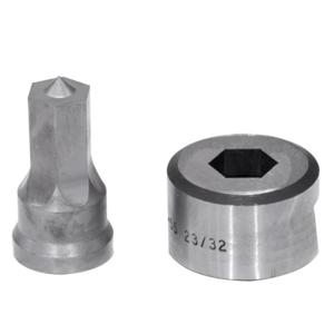 EDWARDS MFG PDH5/8 Hex Punch And Die Set, 5/8 Inch Size, with Key Way | CL3XRB