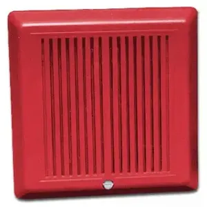 EDWARDS SIGNALING 2447TH-R Fire Alarm Temporal Horn, 24VDC, 40mA Rating | AA6CVL 13T110