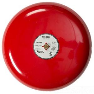 EDWARDS SIGNALING 438D-10N5-R Vibrating Bell, Fire Alarm, 0.034A Rating | AA8AJK 16X280